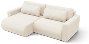 Coltar extensibil Belfast 3 locuri catifea L240 cm