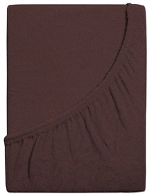 Cearșaf de pat 4Home frotir Ideal maro închis , 180 x 200 cm, 180 x 200 cm