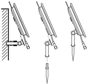 Bandă LED solară 3,7V 2400mAh 5m IP65 Ecolite DX-SOLAR-3000/5M