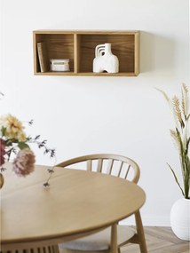Raft de perete Oshawa furnir de stejar, natural, 71x20x30 cm