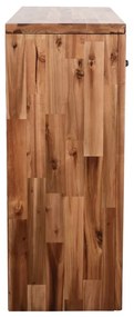 Masa consola, 86x30x75 cm, lemn masiv de acacia