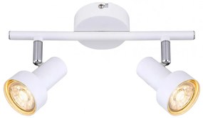 Aplica cu 2 spoturi design industrial Konrad alb 5355 RX
