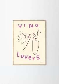 Poster 50x70 cm Vino Lovers – Ruby Hughes – The Poster Club