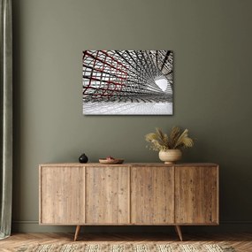 Tablou cu construcție din fier (70x50 cm)
