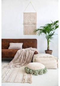 Covor gri deschis/crem lavabil/țesut manual din bumbac 170x240 cm Air Natural – Lorena Canals