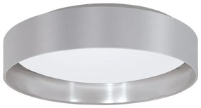 Plafoniera moderna gri/argintiu, diametru 38cm, LED MASERLO 2