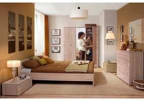 Noptieră THEMO 29x63 cm, stejar Sonoma