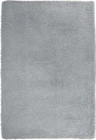 vidaXL Covor shaggy cu pom înalt, NAVARRA, gri deschis, 120x170 cm