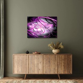Tabloul cu abstracție frumoasă în violet (70x50 cm)