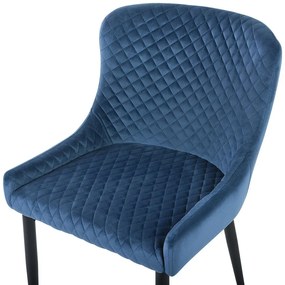 Set 2 buc. scaune pentru sufragerie Soho (albastru). 1010074