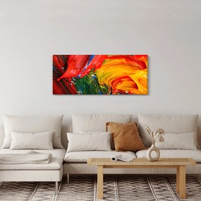 Tablou - Abstractizare albăstrire cu o perie (120x50 cm)