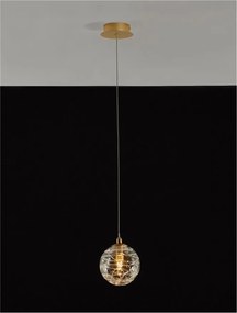 Pendul modern design decorativ COEN auriu D-12cm