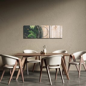 Tablou - Terariu de sticlă (cu ceas) (90x30 cm)