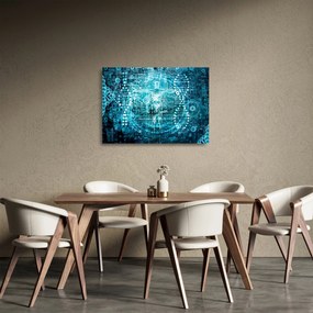 Tablou pe sticlă - Genetică (70x50 cm)