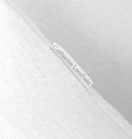 Lenjerie de pat albă din bumbac pentru pat dublu 200x200 cm – Catherine Lansfield