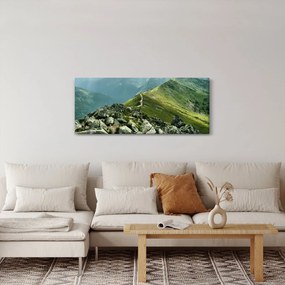 Tablou - Peisaj montan (120x50 cm)