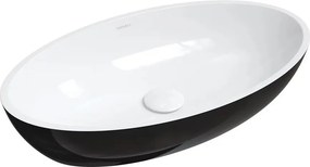 Lavoar pe blat Omnires Siena M+ alb/negru