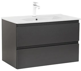Dulap inferior Vario Forte 80 cu lavoar antracit-antracit