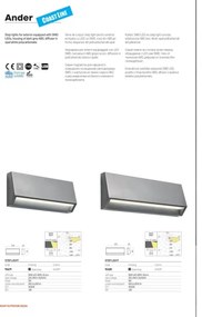 Redo 90679 - Lampă de orientare pentru exterior ANDER, LED/3W/230V 3000K IP65 antracit