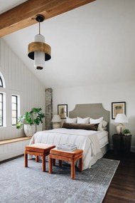 Pendul LUX MELROSE big, alb opal