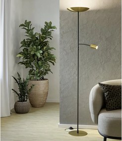 Eglo 901979 - Lampă de podea LED dimabilă CONIVARINO LED/26,5W/230V +LED/4W, auriu