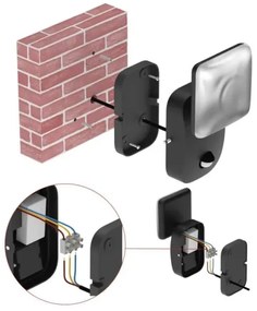 Aplică LED de exterior NIKA LED/12,5W/230V IP44