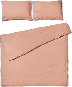 Lenjerie de pat din bumbac CALMORA roz prafuită Dimensiune lenjerie de pat: 2 buc 70 x 90 cm | 200 x 200 cm