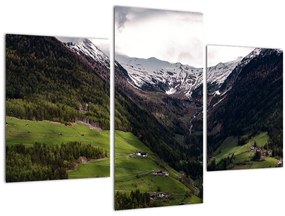 Tablou - Valea la poalele munților (90x60 cm)