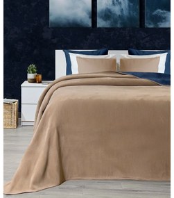 Pătură twin maro și albastru, 200 x 220 cm, 200 x 220 cm