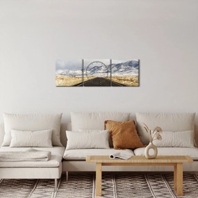 Tablou - Great Basin, Nevada, USA (cu ceas) (90x30 cm)