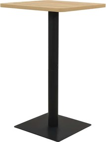 vidaXL Masă de bistro, culoarea stejarului, 78,5 x 78,5 x 107 cm