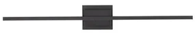 Aplica LED pentru oglinda / tablou AZURE negru L-90,5cm