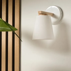 Aplica de perete ELLIE 1xE27/60W/230V albă