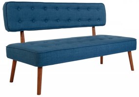 Canapea 2 Locuri, Lemn Solid, Westwood Loveseat, Albastru Cobalt