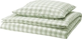 Lenjerie de pat din bumbac GREEN CUBIS verde, 100% bumbac Dimensiune lenjerie de pat: 70 x 80 cm | 140 x 200 cm