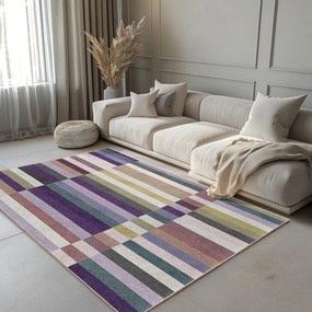 Covor tip traversă mov lavabil 80x200 cm Purple Rain – Mila Home