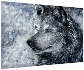 Tablou - Lupul din desene animate (90x60 cm)