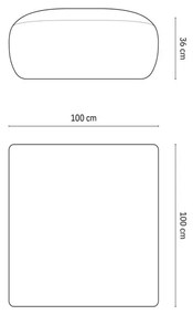 Taburet Nolio 2 chenille
