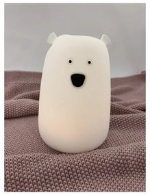 Lampă LED RGB pentru copii BEAR, tactilă, 0,8W, 5V, albă + USB