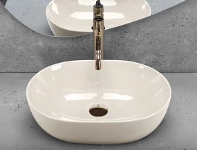 Lavoar pe blat Rea LISA SHINY ecru