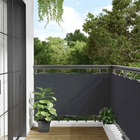 vidaXL Paravan de balcon, antracit, 300x90 cm, PVC