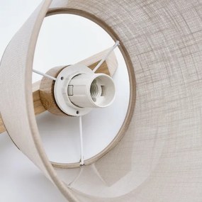 Aplica de perete ANTONIO 1xE14/40W/230V stejar