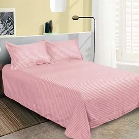 Lenjerie de pat 2 persoane, bumbac Damasc, 6 piese, uni, SSD01