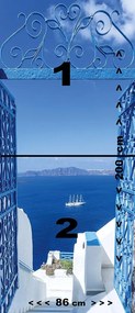 Fototapeta pentru usa GREECE 86x200 cm