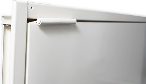 Usa metalica blat 40 mm din otel multifunctionala pentru boxa   magazie - RAL 7016 Gri Antracit - Deschidere Reversibila 800, 2050