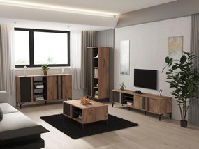Mobilier living Laciko (Pin atlantic + antracit) . 1102248