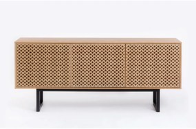 Comodă în decor de lemn de stejar Woodman Camden Diamond, 175 x 75 cm