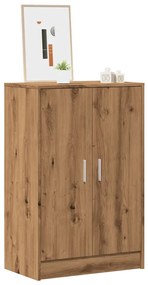 vidaXL Pantofar, stejar artizanal, 60x35x92 cm lemn prelucrat