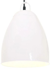 Lampa suspendata industriala, 25 W, alb, 32 cm, E27, rotund 1,    32 cm, Alb, Alb