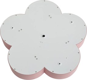 Plafonieră pentru copii roz și alb - Lucille